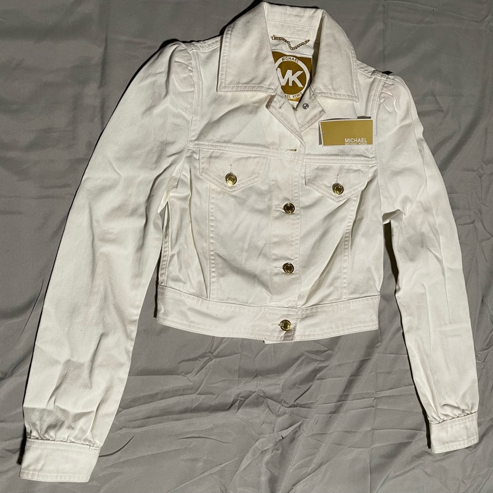 Michael Kors Jacket - Size 0 - Color white bond